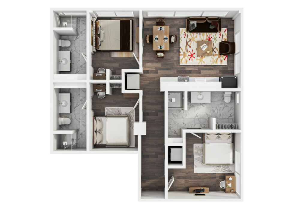 3BR/3BA – The Dorsey